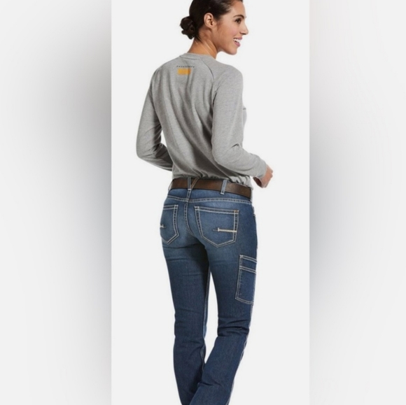 Ariat Denim - Ariat Rebar Mid Rise Boot Jeans